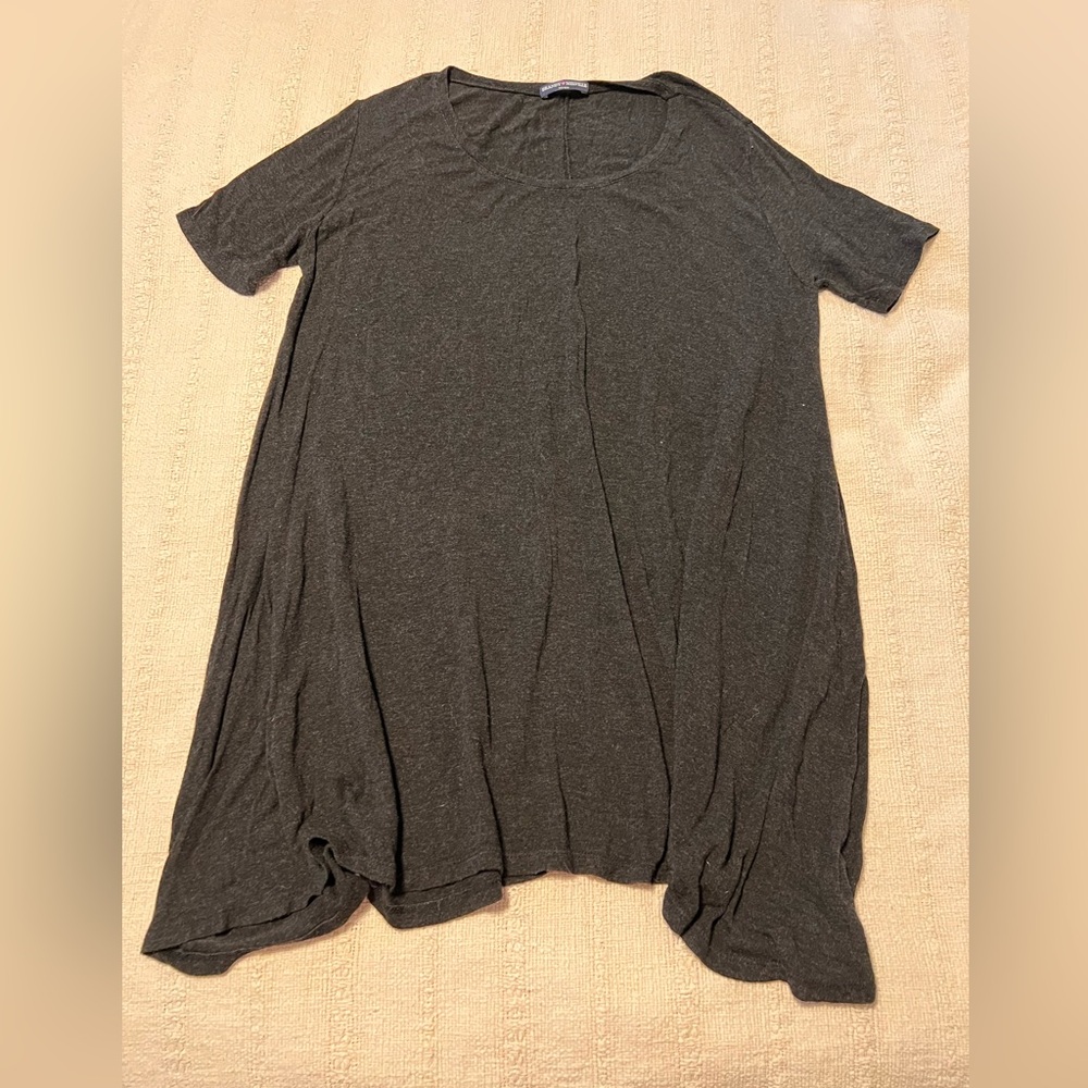 Dark Gray T-Shirt Dress